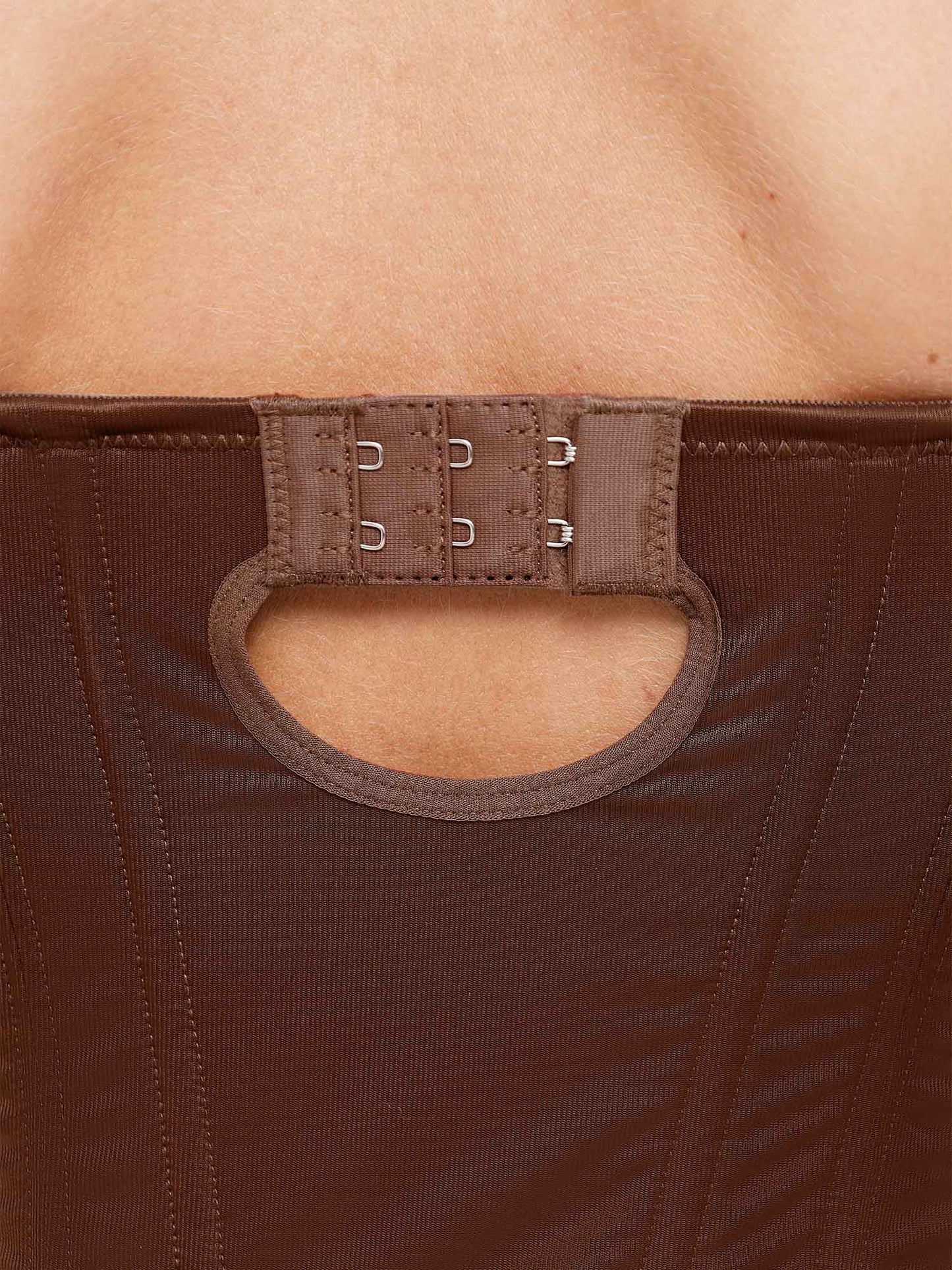 Shapewear Deep V-Neck Hourglass Thong Bodysuit