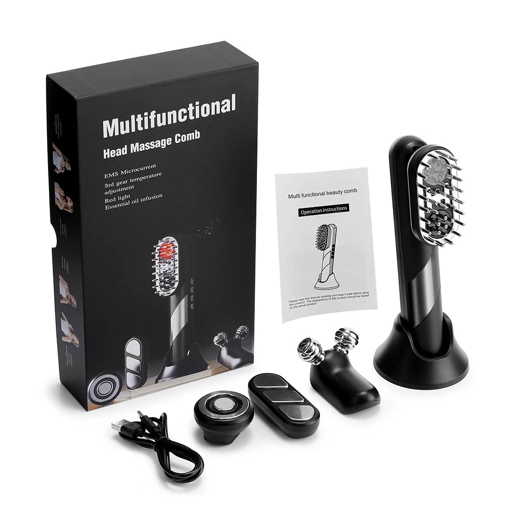 Electric Scalp Comb EMS 4 In 1