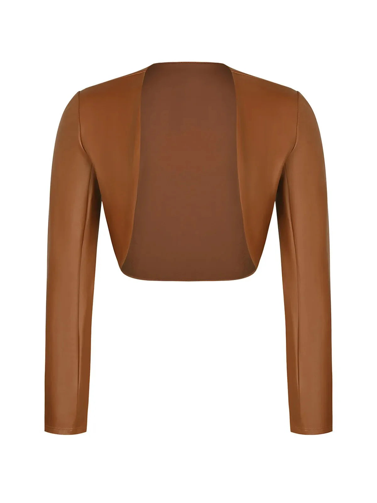 Shapewear Faux Leather Corset Midi Dress Bolero Jacket Set