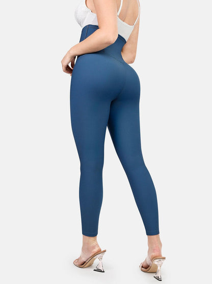 Leggings gainants en denim taille haute gainants