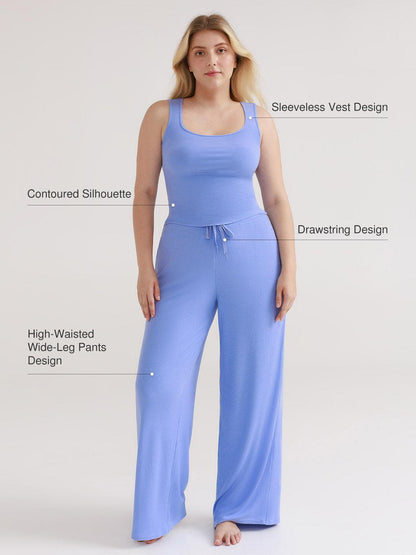 Modal Tank Top & Drawstring Pant Pajama Set