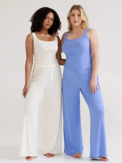 Modal Tank Top & Drawstring Pant Pajama Set