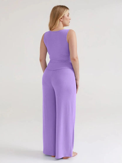 Modal Tank Top & Drawstring Pant Pajama Set