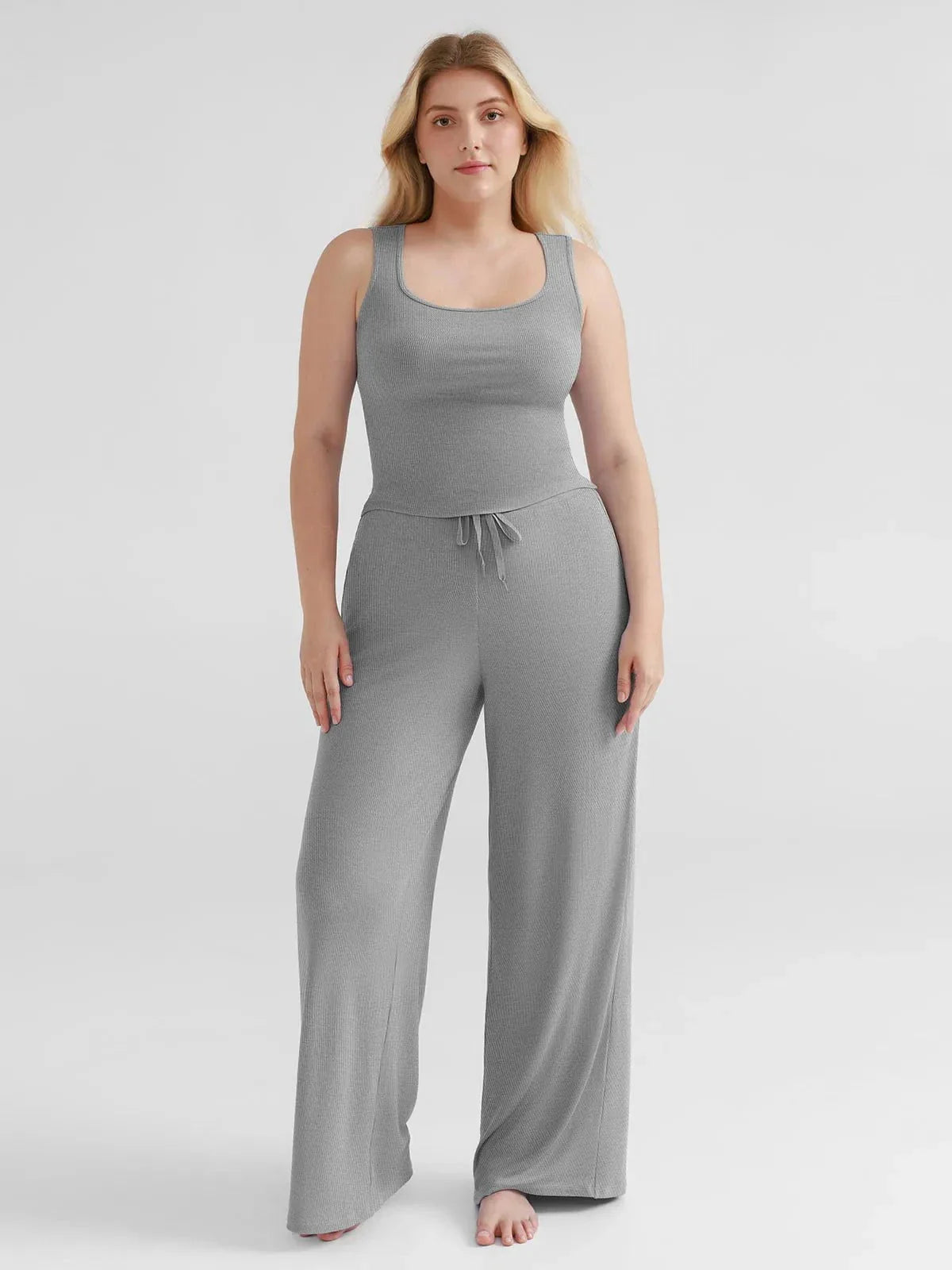 Modal Tank Top & Drawstring Pant Pajama Set