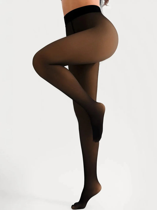 Sculpting Sheer Thermal Tights