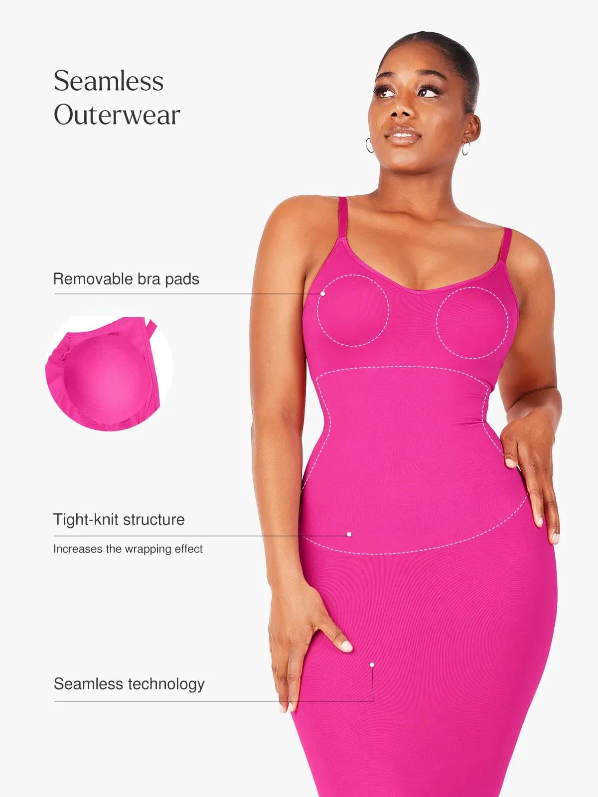 Shapewear Sleeveless Sculpting Dress Set