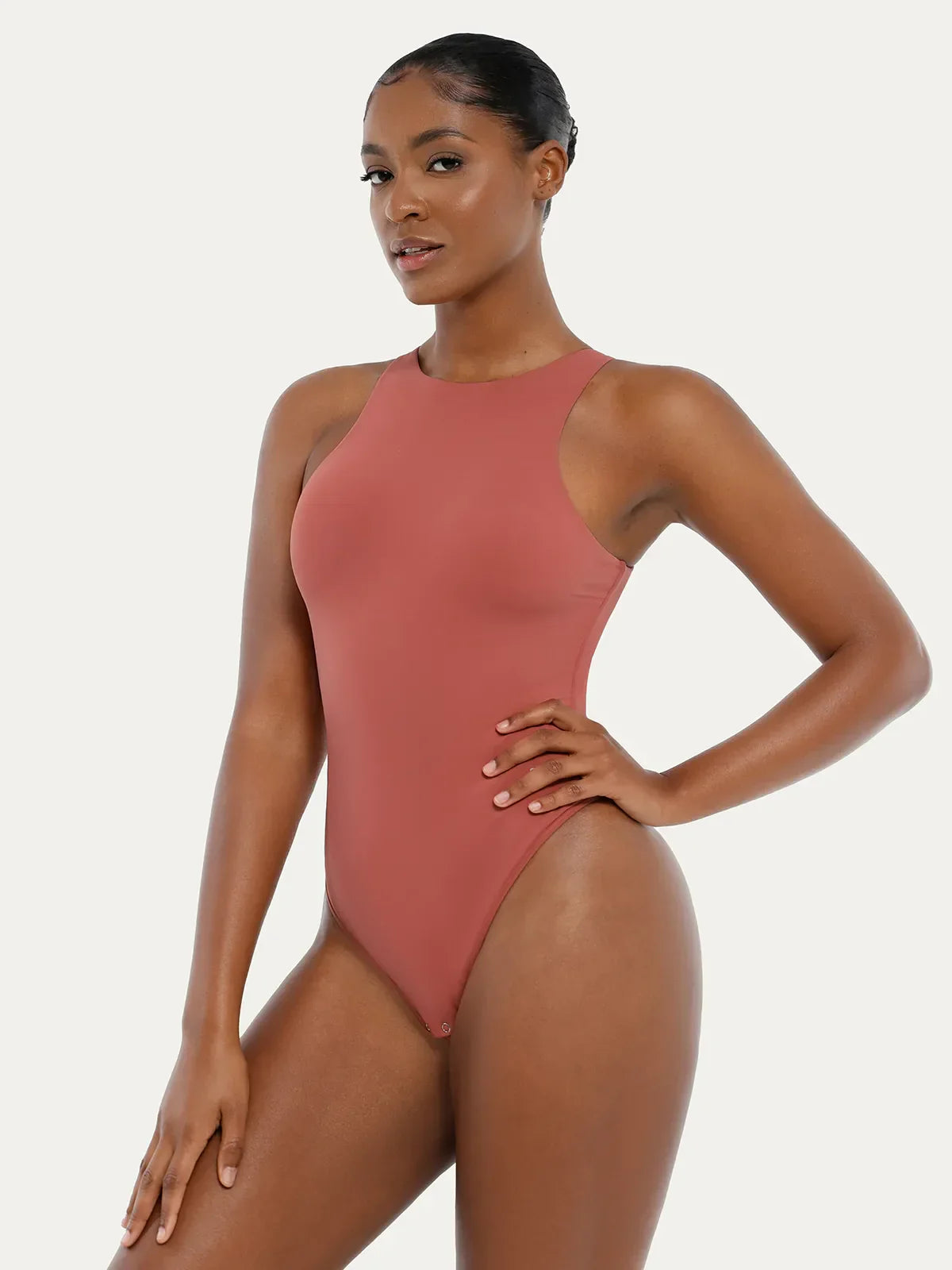 Shapewear Cloudsense Sleeveless Cutaway Round Neck Bodysuit