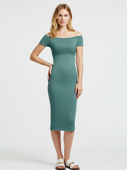 Shapewear Eco-Friendly Sculpting Midi Dress Set