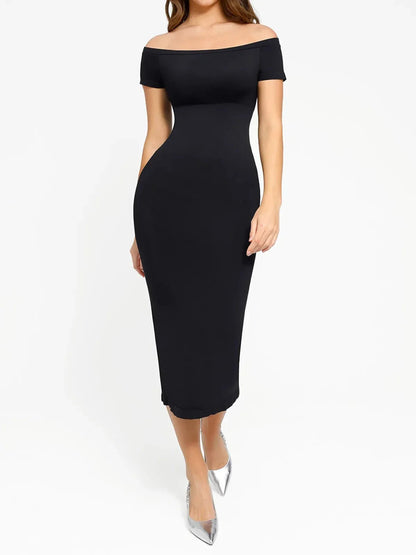 Shapewear Eco-Friendly Sculpting Midi Dress Set