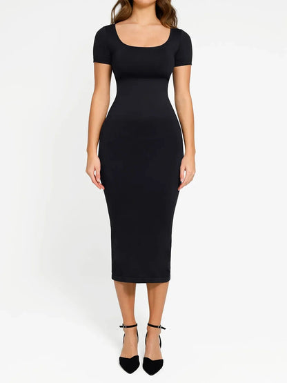 Shapewear Eco-Friendly Sculpting Midi Dress Set