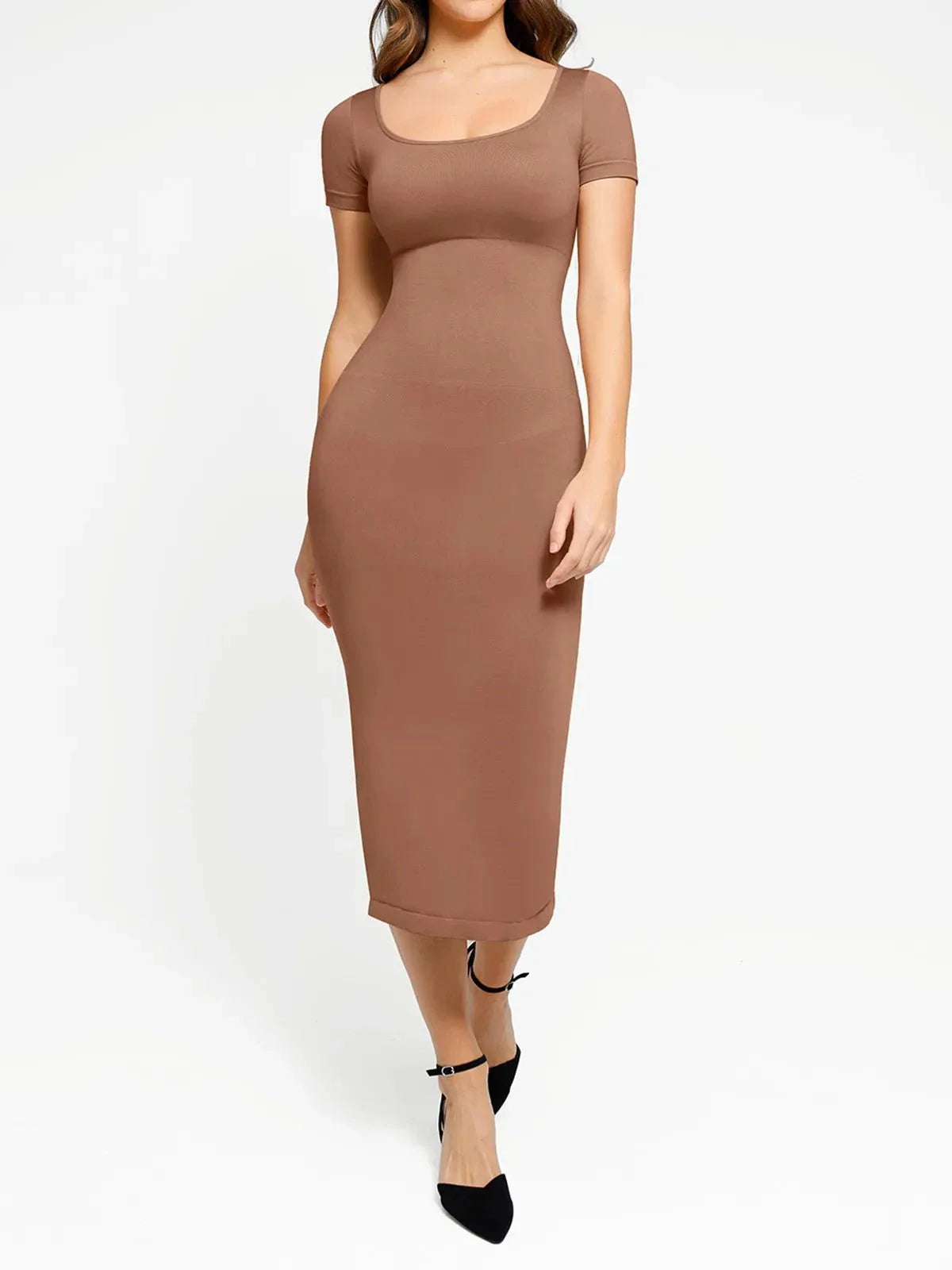 Shapewear Eco-Friendly Sculpting Midi Dress Set