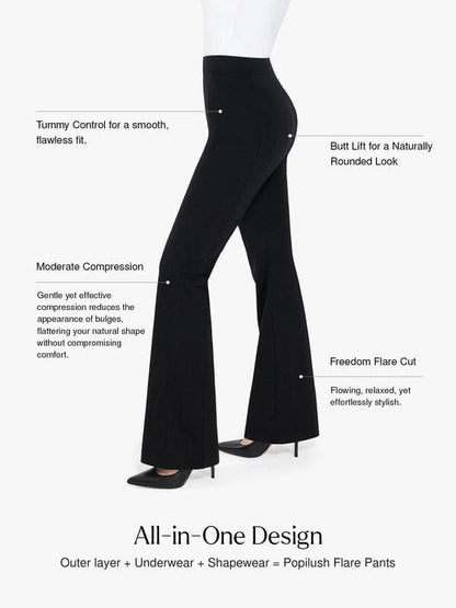 Velvet Wide-Leg Sculpting Trousers