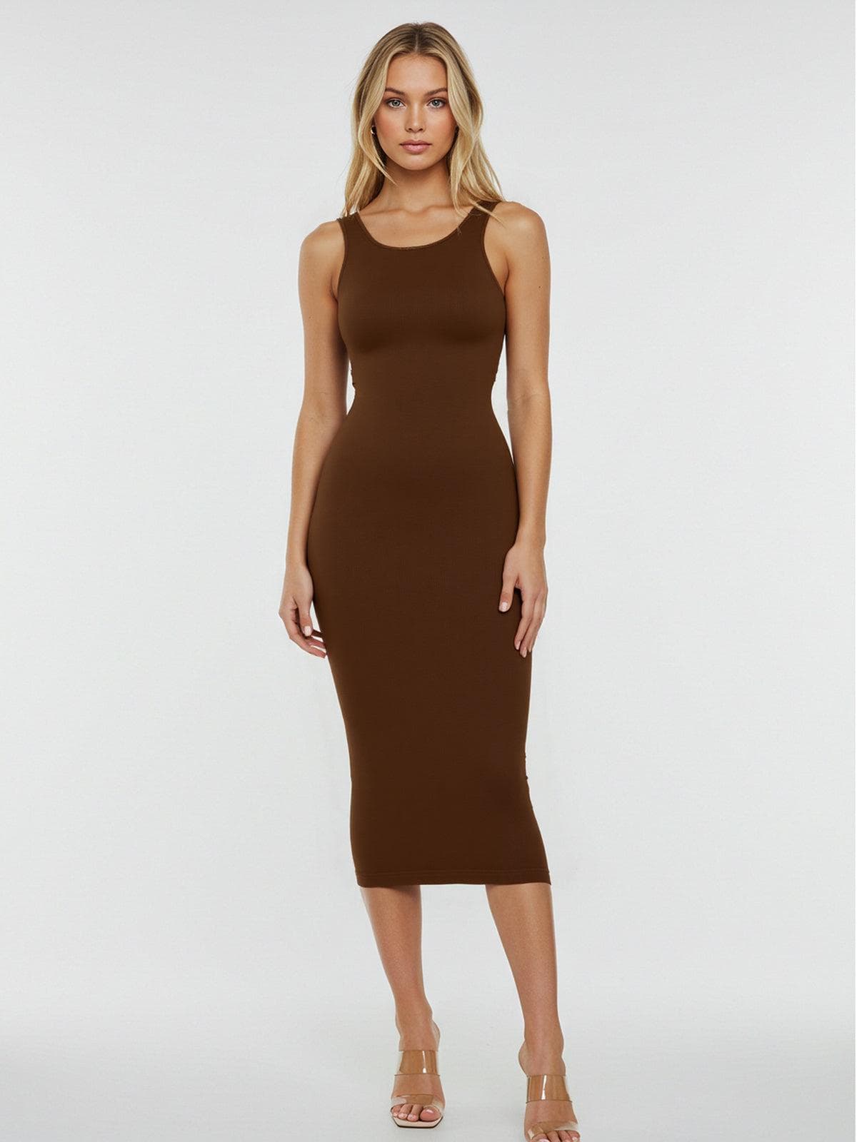 Shapewear Eco-Friendly Sculpting Midi Dress Set